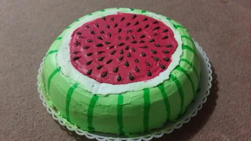 کیک هندوانه ی شبه یلدا