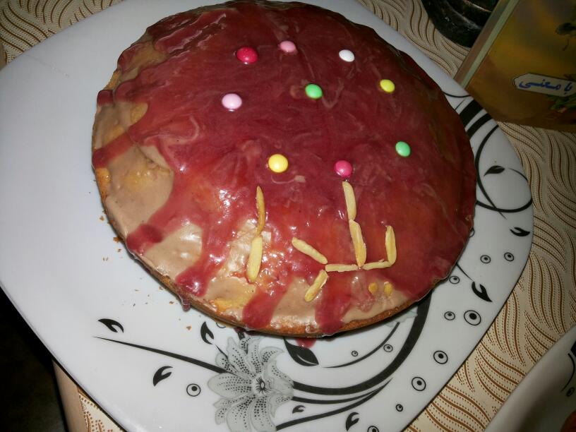 کیک یلداباروکش ژله  بریلو