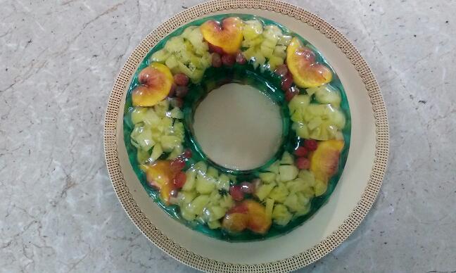 عکس ژله ی میوه ایی