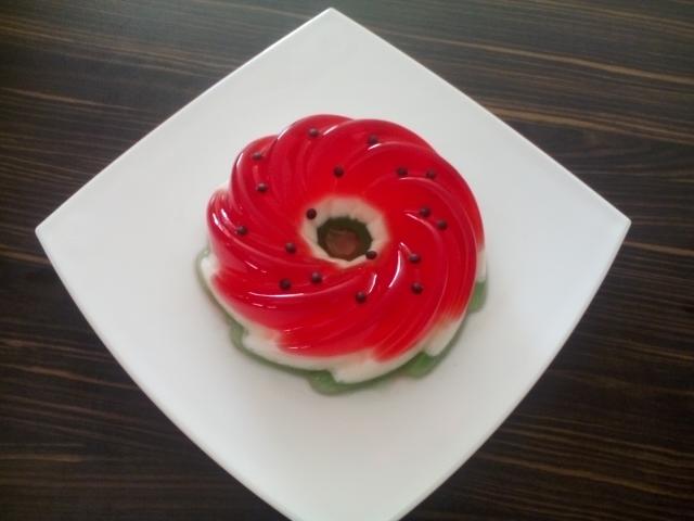 عکس ژله هندوانه
