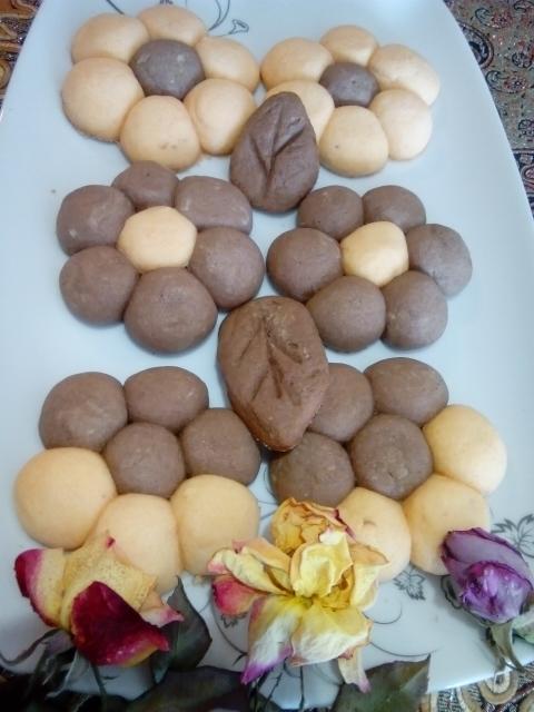 عکس شیرینی گلی