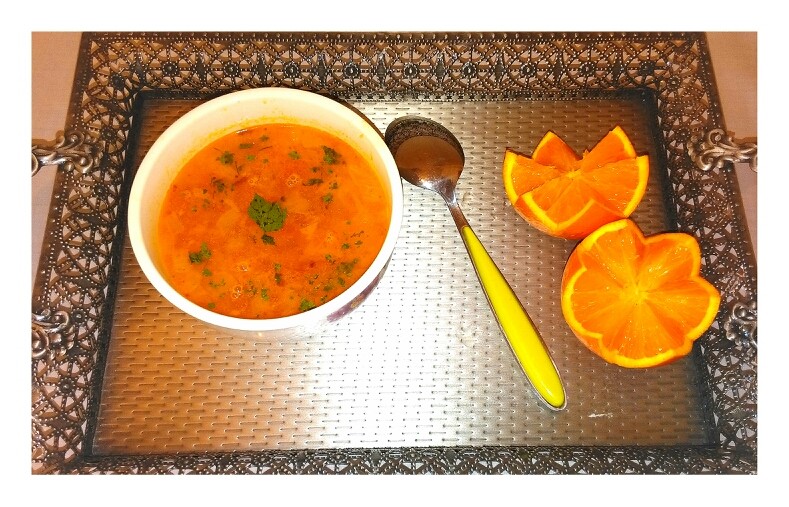 عکس سوپ پرتقال 