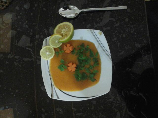 عکس سوپ گوجه فرنگی با برنج