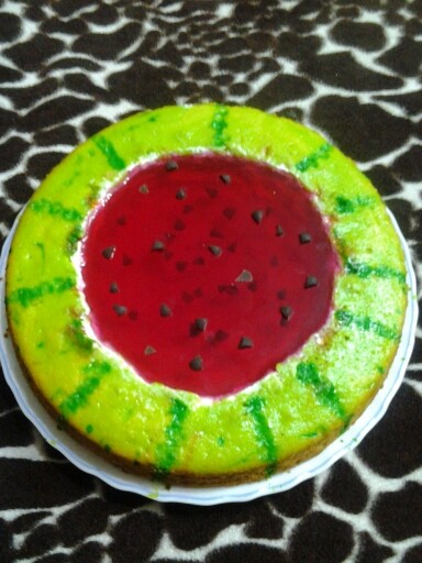 عکس کیک هندوانه برای شب یلدا 