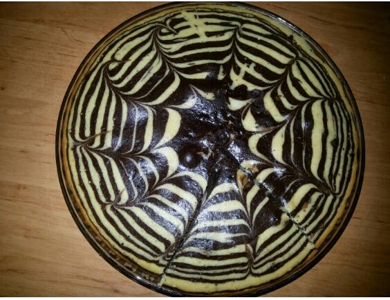 کیک دورنگ(زبراکیک)