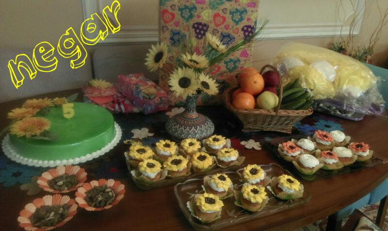 عکس کیک تولد با روکش ژله بريلو