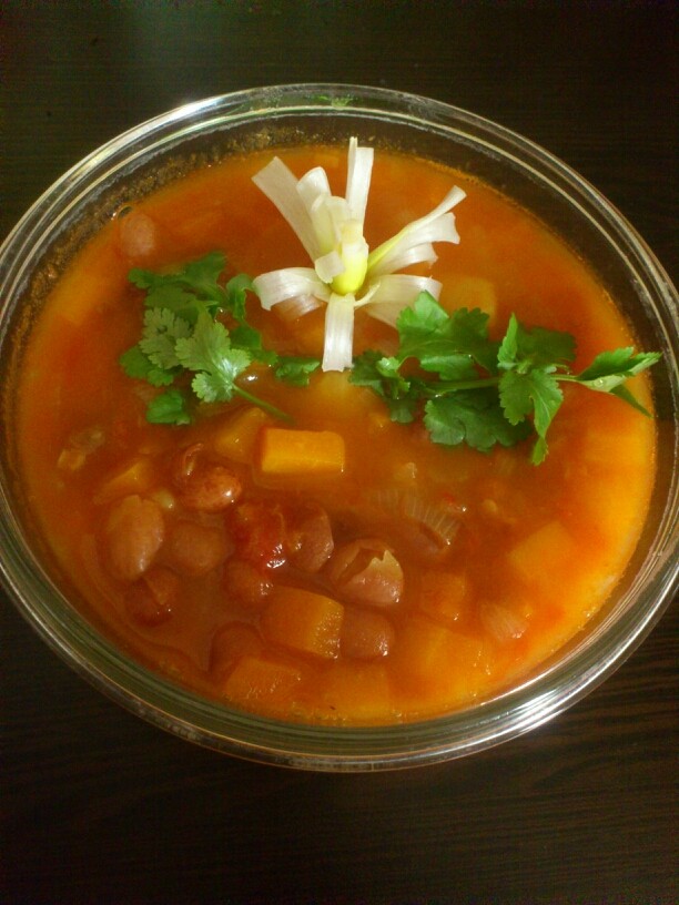 عکس خوراک لوبیا چیتی گیاهی