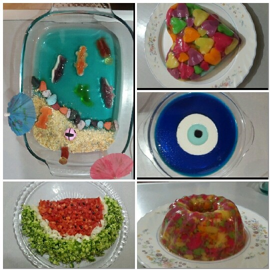 عکس ژله وسالاد