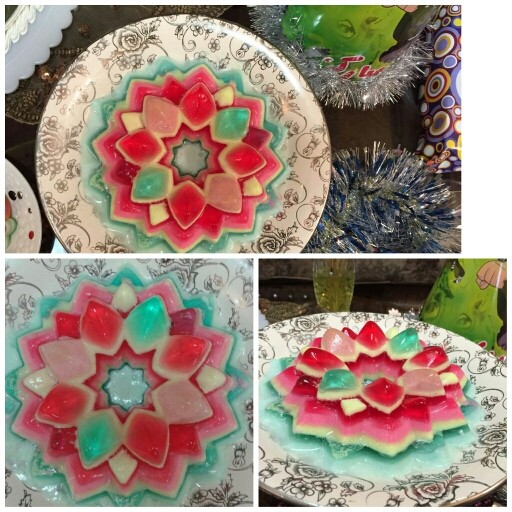 عکس ژله رنگین کمان