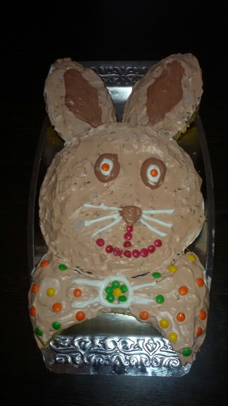 عکس کیک خرگوشی اون اول اولا که تازه شروع کرده بودم
