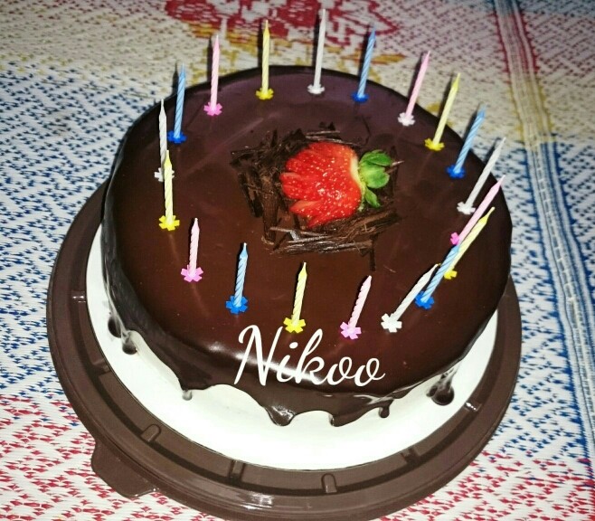 عکس کیک تولد شکلاتی 