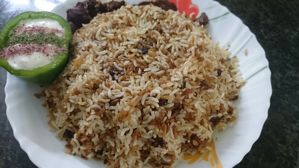 پلو با رب،  غذای شیرازی