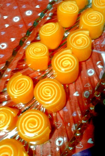 عکس ژله بستني رولي پرتقالی 