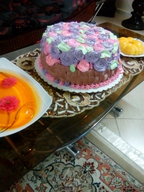 عکس کیک تولد خواهرم