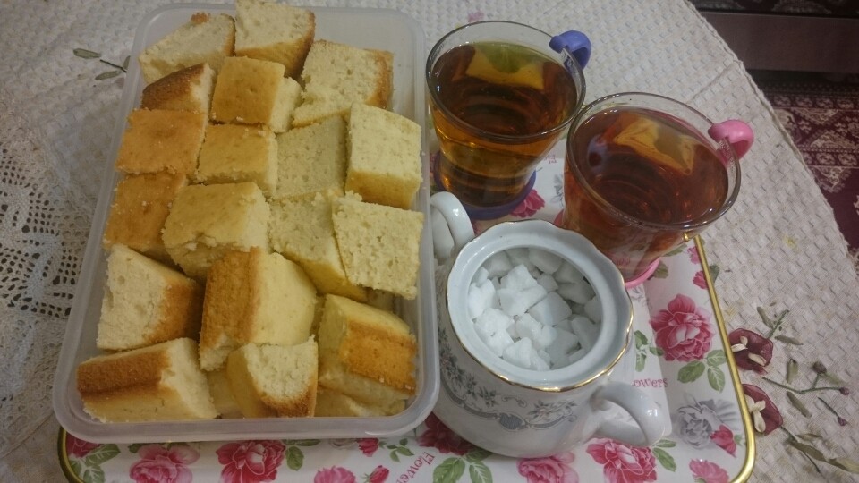 عکس کیک ساده خانگی