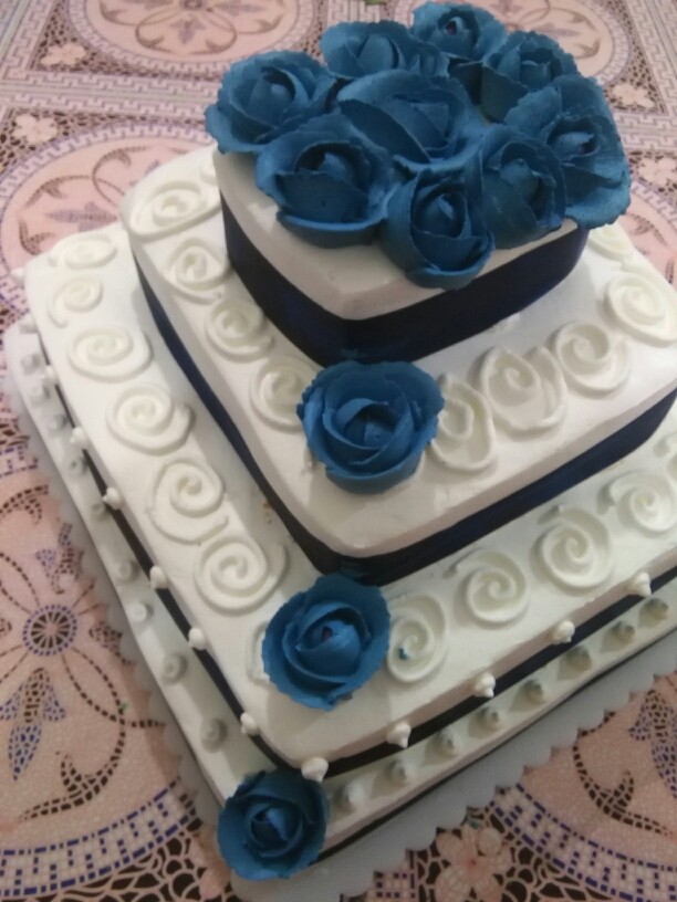 عکس کیک مجلس عروسی کار دوروز پیشم
