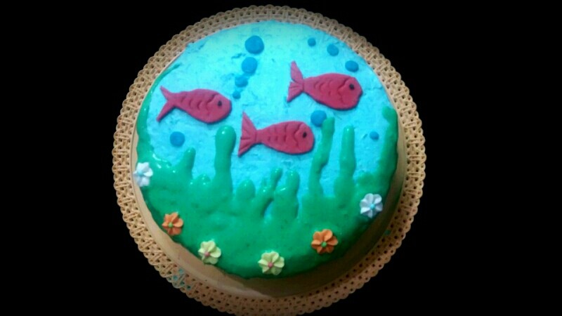 کیک  اسفنجی 