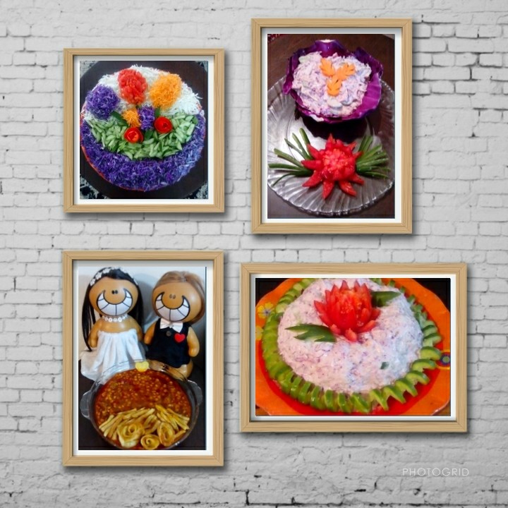 عکس خورش قیمه وسالاد