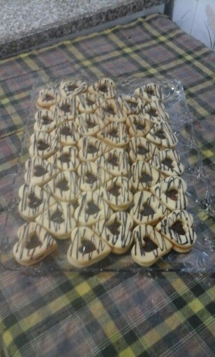 عکس شیرینی مشهدی طمعش عالی بادستور پاپیون درست کردم ممنون پاپیون