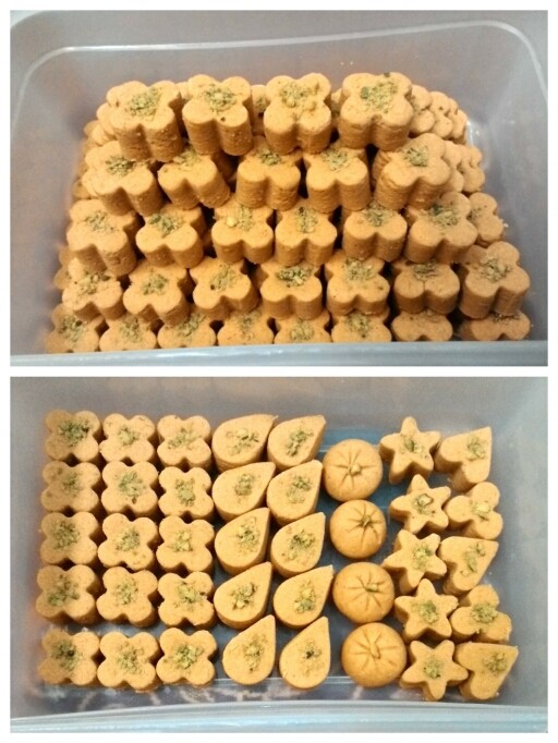 عکس شیرینی نخودچی برای عید درست کردم