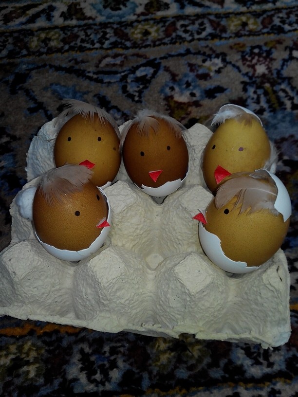 عکس تزیین تخم مرغ ابپز