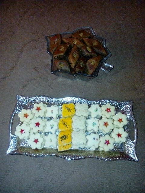 عکس شیرینی شب عید