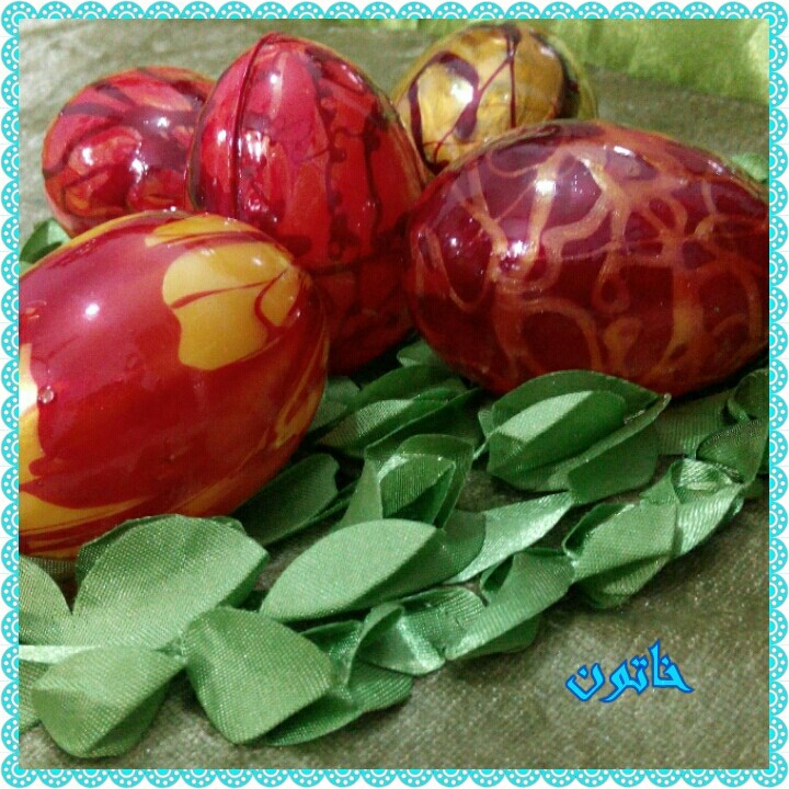 بازم تزئین تخم مرغ (این بار پلاستیکی)