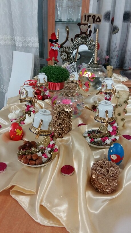 عکس سفره هفت سین 95 من