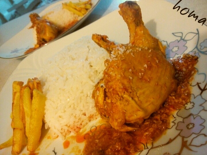عکس خورش مرغ و نارگیل(هندی)