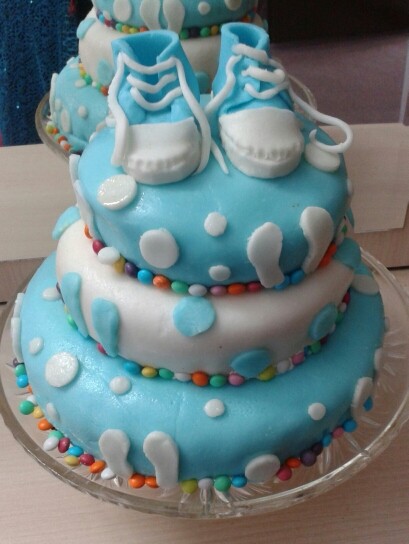 کیک فوندانت برای تولد پسرم