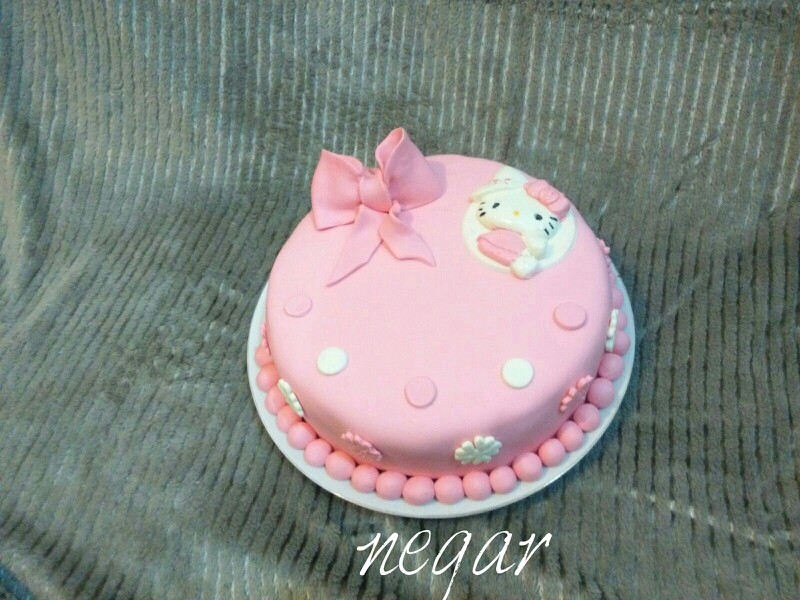 کیک تولد من برای دخترم 