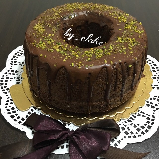 عکس کیک شکلاتی کره ای