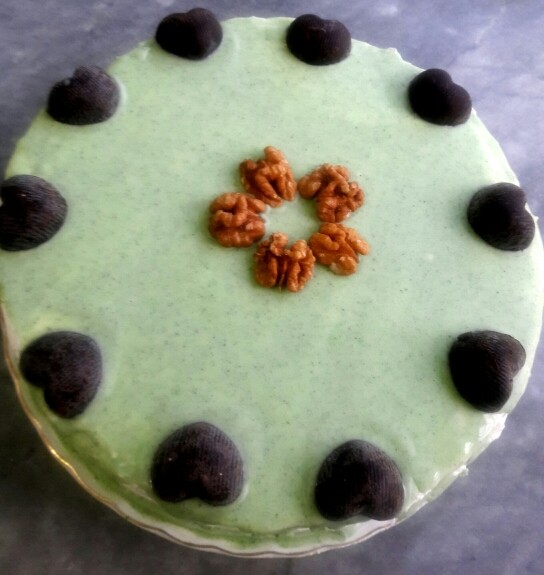 کیک وانیلی با پودر نارگیل