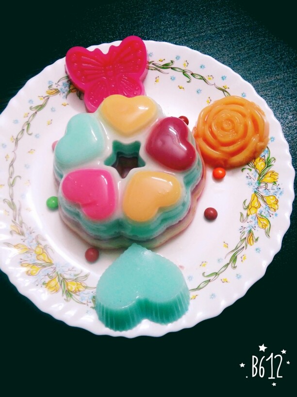 ✌ژله بستنی چند رنگ✌