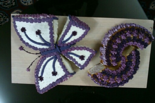 عکس کیک تولد پروانه