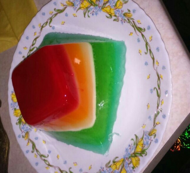 ✅ژله رنگین کمان ✅