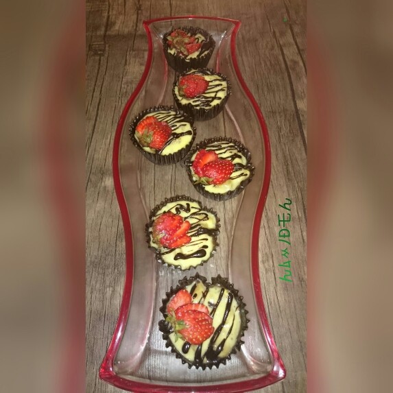 عکس دسر شکلاتی مغزدار
