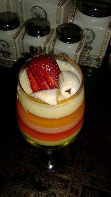 عکس ژله رنگین کمان