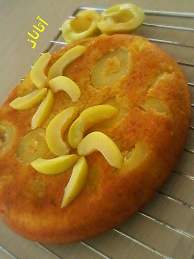 عکس کیک زردآلو