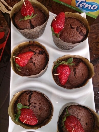 کاپ کیک شکلاتی