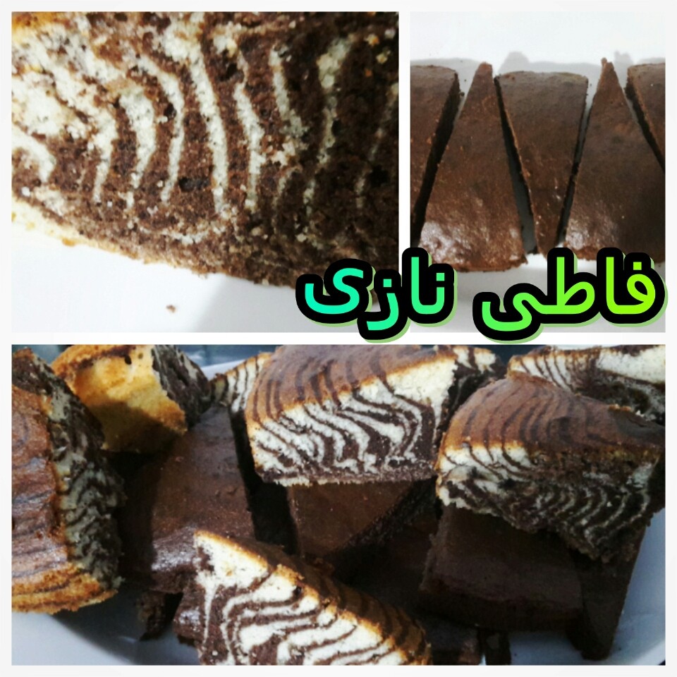 کیک کاکایویی و کیک زبرا