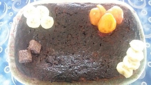 عکس کیک واسه افطاربامیوه وشکلات وژله بریلو