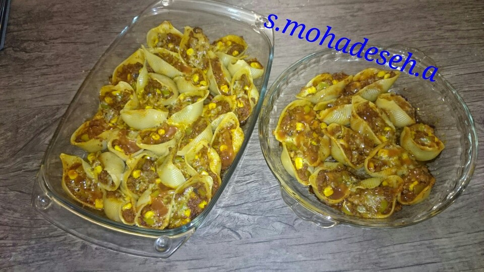 عکس ماکارونی صدفی