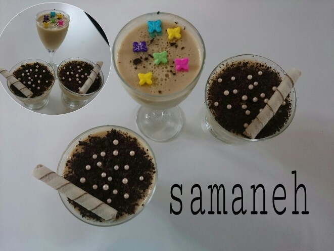 عکس دسر موز و نسکافه