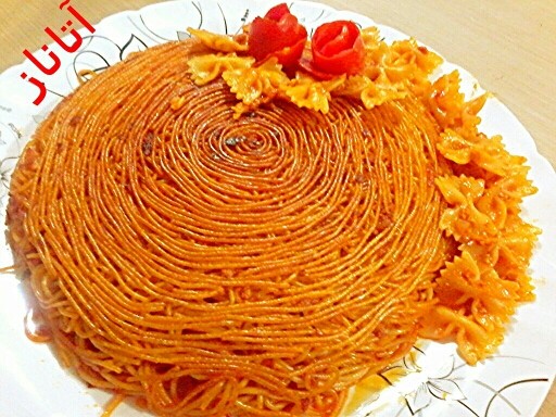 عکس اسپاگتی سبزیجات 