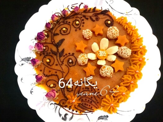 عکس حلوای زعفران ویژه رمضان