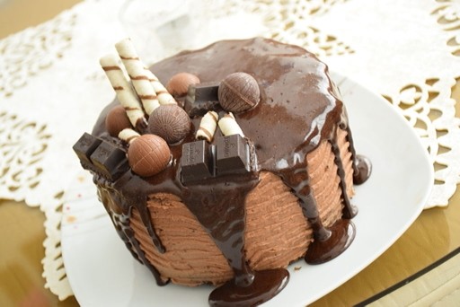 عکس گاناش شکلاتی