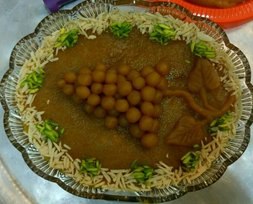 عکس حلوا آرد سفید