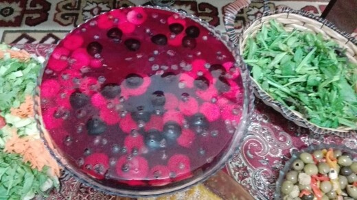 عکس ژله میوه