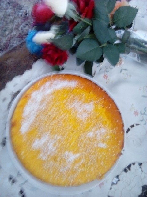 کیک زعفرانی خانگی 